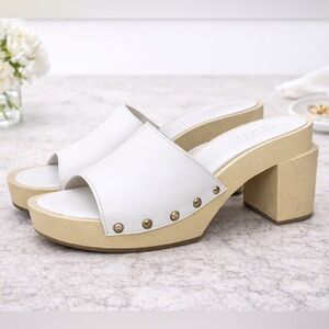 FRANCO SARTO Capri 3 Platform Slide Sandal